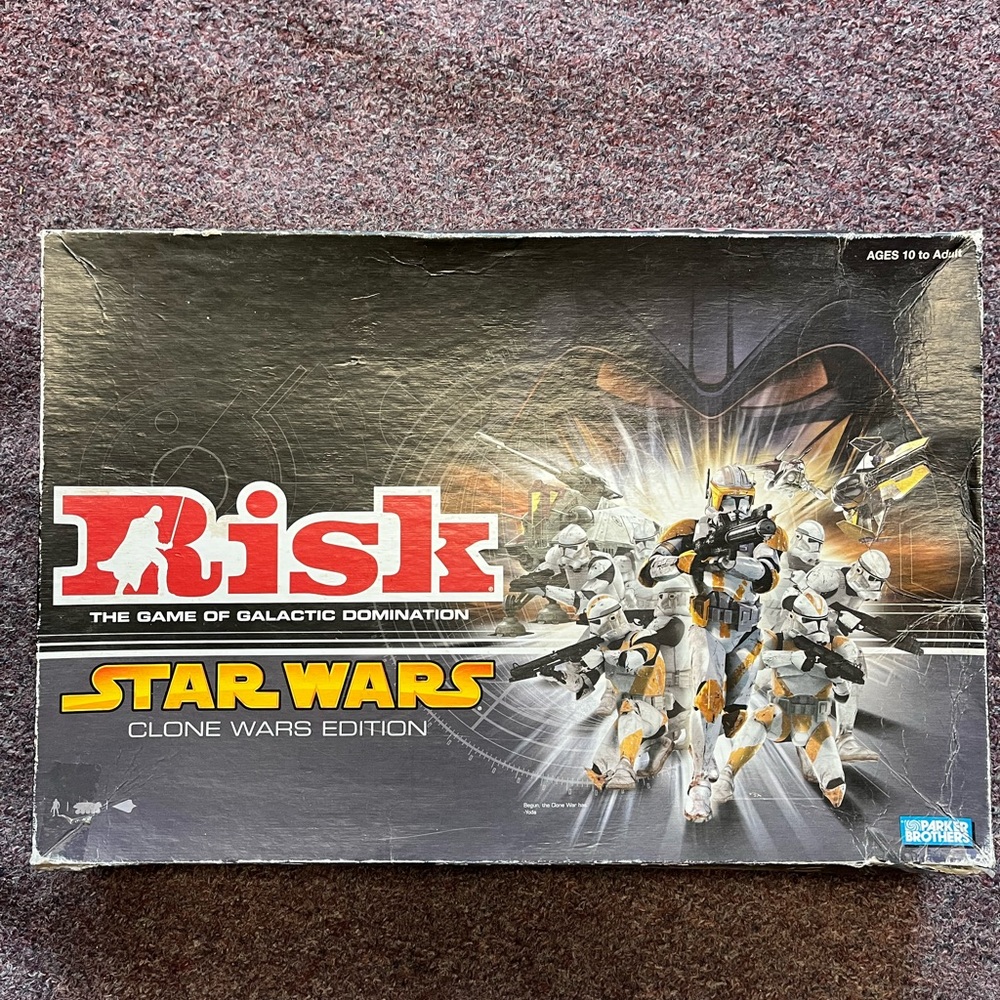 Star Wars, Risk, the game of galactic domination Clone Wars Edition